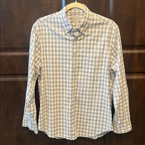 J Crew Organic Cotton Long Sleeve Button-down Shirt
